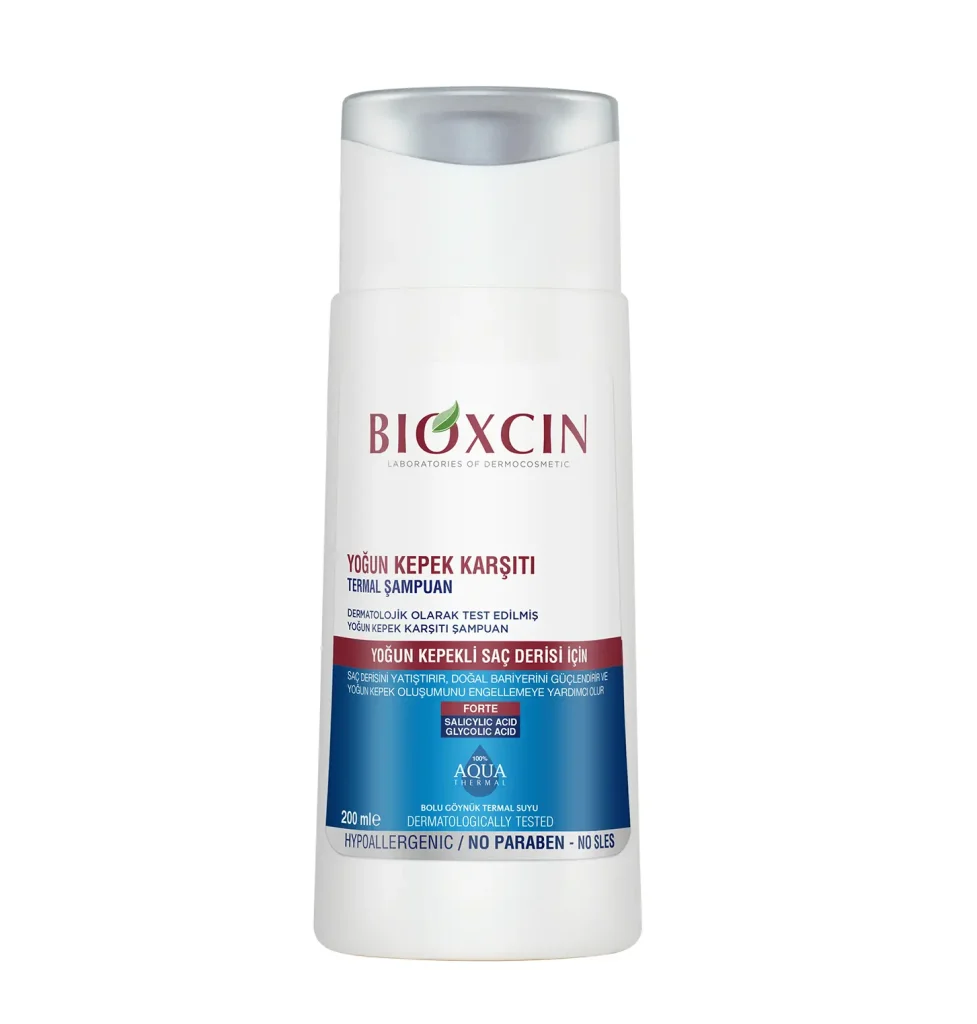شامپو مو بیوکسین ضد شوره تخصصی فورت Ds مدل آکوا ترمال BIOXCIN AQUA THERMAL  حجم 200میل