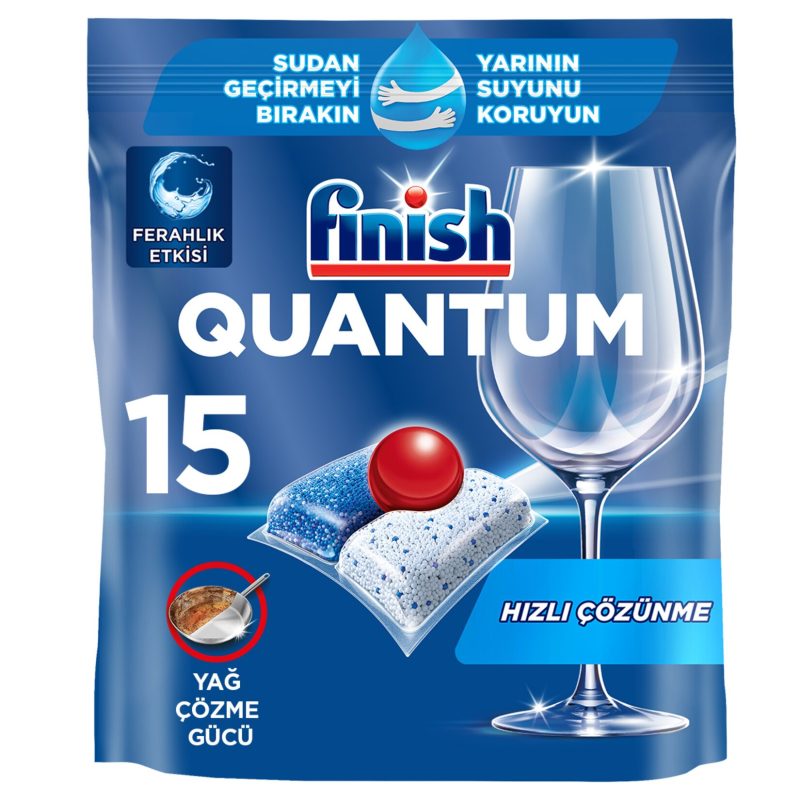خرید و قیمت قرص ماشین ظرفشویی فینیش کوانتوم finish QUANTUM بسته 15 عددی