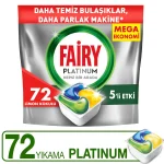 خرید و قیمت قرص ماشین ظرفشویی فیری پلاتینیوم FAIRY PLATINUM بسته 72 عددی