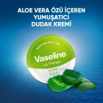 بالم لب وازلین سبز مدل آلوورا Vaseline ALOE حجم 20 میلی لیتر - Image 3