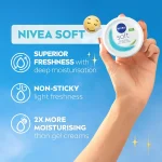 کرم مرطوب کننده کاسه ای نیوا سری سافت NIVEA soft حجم 200 میلی لیتر - Image 4