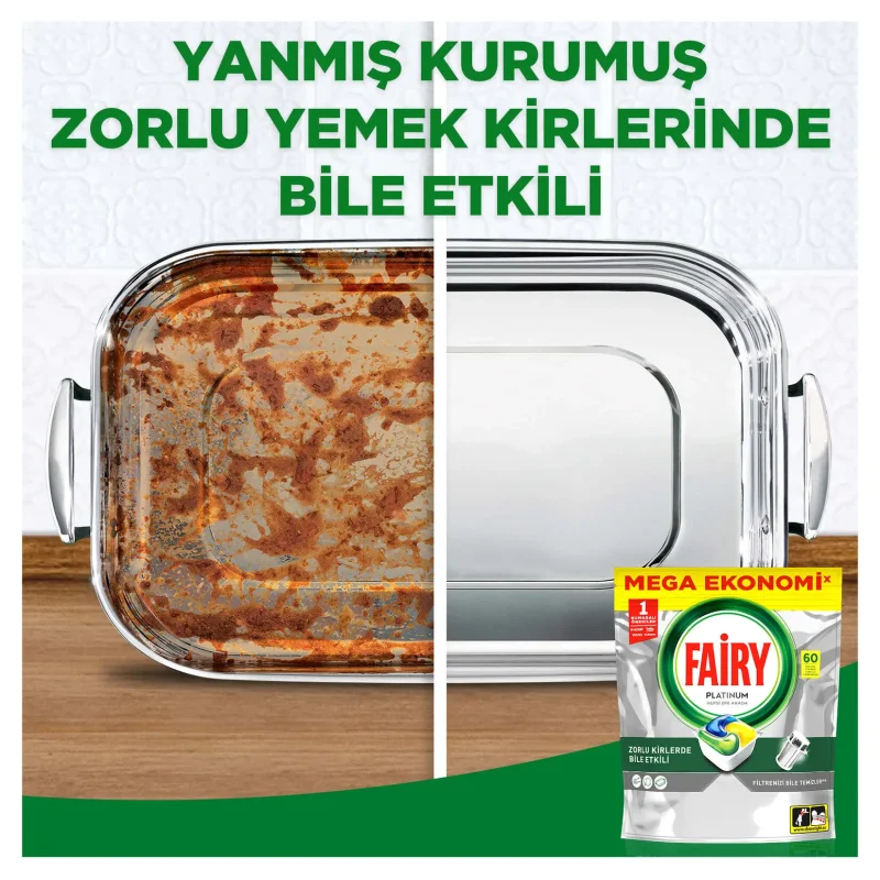 خرید و قیمت قرص ماشین ظرفشویی فیری پلاتینیوم FAIRY PLATINUM بسته 60 عددی