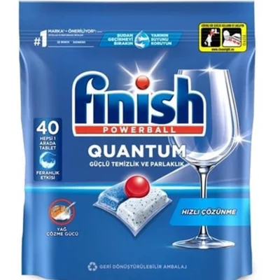 خرید و قیمت قرص ماشین ظرفشویی فینیش کوانتوم finish QUANTUM بسته 40 عددی