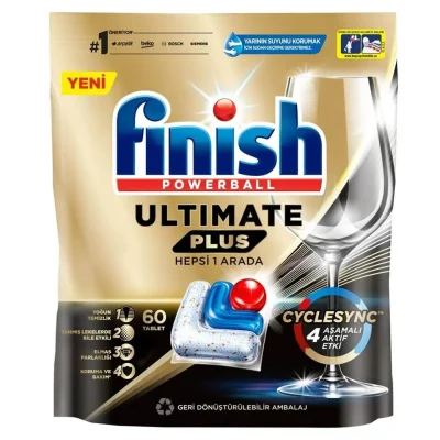 خرید و قیمت قرص ماشین ظرفشویی فینیش التیمیت پلاس finish ultimate plus بسته 60 عددی