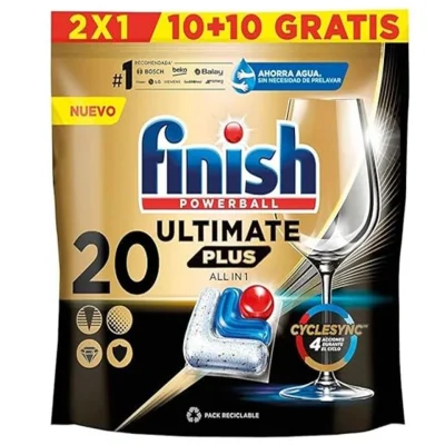 خرید و قیمت قرص ماشین ظرفشویی فینیش التیمیت پلاس finish ultimate plus بسته 20 عددی