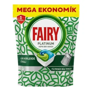 خرید و قیمت قرص ماشین ظرفشویی فیری پلاتینیوم FAIRY PLATINUM بسته 81 عددی