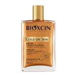 خرید و قیمت روغن مرطوب کننده و شاین دار بدن ، صورت و مو بیوکسین مدل گلد آن اسکین BIOXCIN GOLD ON SKIN حجم 100 میلی لیتر