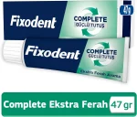 خرید و قیمت چسب دندان مصنوعی فیکسودنت کامپلیت اکسترا فره Fixodent Complete Extra Ferah Aroma وزن 47 گرم