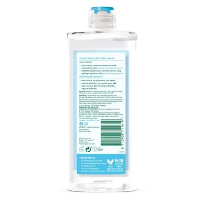 خرید و قیمت میسلار واتر آبرسان سیمپل Simple Hydrating Micellar Water حجم 400 میلی لیتر