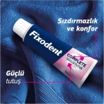 خرید و قیمت چسب دندان مصنوعی فیکسودنت کامپلیت بدون طعم Fixodent Complete Tatsiz وزن 47 گرم