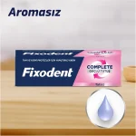 خرید و قیمت چسب دندان مصنوعی فیکسودنت کامپلیت بدون طعم Fixodent Complete Tatsiz وزن 47 گرم
