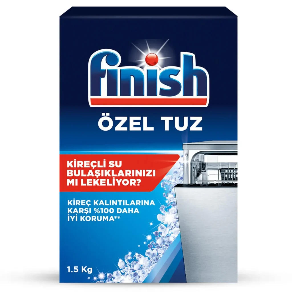 نمک ماشین ظرفشویی فینیش finish Ozel Tuz وزن 1500 گرم