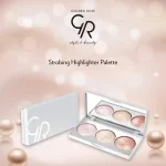 خرید و قیمت پالت هایلایتر استروبینگ گلدن رز GOLDEN ROSE Strobing Highlighter Palette