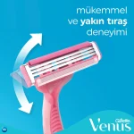 خرید و قیمت خود تراش زنانه دو تیغ ژیلت ونوس Gillette Simply Venus بسته 5 عددی