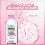 میسلار واتر گارنیر صورتی Garnier Micellar Cleansing Water Pink حجم 400 میلی لیتر - Image 4