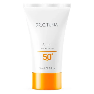 خرید و قیمت کرم ضد آفتاب بی رنگ دکتر سی تونا Dr. C. Tuna SUN Face Cream حجم 50 میلی لیتر