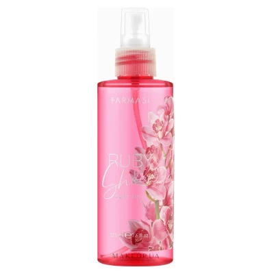 خرید و قیمت بادی میست فارماسی رایحه یاقوت سرخ Farmasi Ruby Sheer حجم 225 میلی لیتر