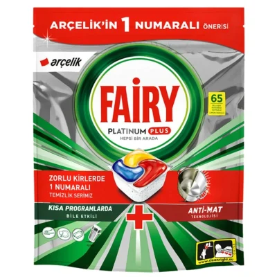 خرید و قیمت قرص ماشین ظرفشویی فیری پلاتینیوم FAIRY PLATINUM بسته 65 عددی