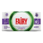 خرید و قیمت دستمال مرطوب سطوح چند منظوره فیری رایحه لاوندر FAIRY LAVANTA YAĞLI بسته 100 عددی