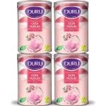 صابون حمام دورو لیوانی رایحه گل‌های بهاری DURU ÇİÇEK TAZÉLİĞİ بسته ۴ عددی (4۰۰ گرم) - Image 2