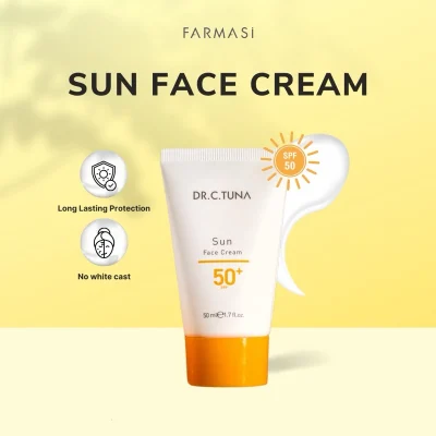 خرید و قیمت کرم ضد آفتاب بی رنگ دکتر سی تونا Dr. C. Tuna SUN Face Cream حجم 50 میلی لیتر