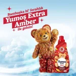 خرید و قیمت مایع نرم‌کننده و خوشبوکننده لباس یوموش اکسترا رایحه کهربا Yumos EXTRA Amber حجم 1440 میلی لیتر