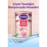 صابون حمام دورو لیوانی رایحه گل‌های بهاری DURU ÇİÇEK TAZÉLİĞİ بسته ۴ عددی (4۰۰ گرم) - Image 3