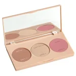 خرید و قیمت پالت سه‌تایی رژگونه، هایلایتر و کانتور فارماسی Farmasi Face Palette – Blush, Highlighter & Contour (3in1)