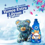 مایع نرم‌کننده و خوشبوکننده لباس یوموش اکسترا رایحه لیلیوم Yumos EXTRA Lilynm حجم 1440 میلی لیتر - Image 3