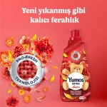 مایع نرم‌کننده و خوشبوکننده لباس یوموش اکسترا رایحه کهربا Yumos EXTRA Amber حجم 1440 میلی لیتر - Image 4