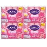 خرید و قیمت صابون حمام دورو رایحه گل‌های بهاری DURU ÇİÇEK TAZÉLİĞİ بسته ۴ عددی (۶۰۰ گرم)
