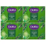 صابون حمام دورو رایحه روغن زیتون DURU ZEYTİNYAĞI ÖZLÜ بسته ۴ عددی (۶۰۰ گرم) - Image 4