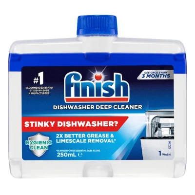 خرید و قیمت جرم‌گیر ماشین ظرفشویی فینیش رایحه ساده finish DISHWASHER DEEP CLEANER حجم 250 میلی لیتر