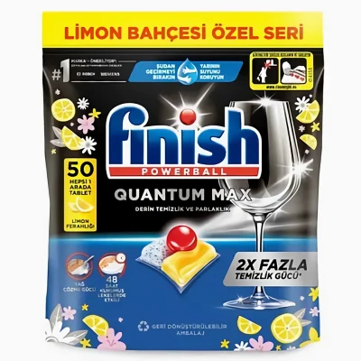خرید و قیمت قرص ماشین ظرفشویی فینیش کوانتوم مکس finish QUANTUM MAX بسته 50 عددی