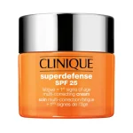 خرید و قیمت کرم روز ضد پیری و ضد خستگی مدل دفاع فوق العاده کلینیک CLINIQUE superdefense spf25 حجم 50 میلی لیتر