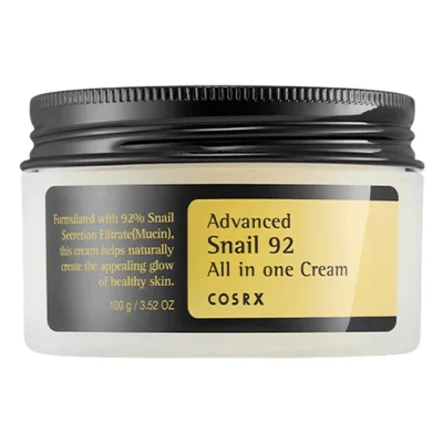خرید و قیمت کرم آبرسان و مرطوب کننده چند منظوره کاسه ای کوزارکس COSRX Advanced Snail ۹۲ All in One Cream وزن 100 گرم