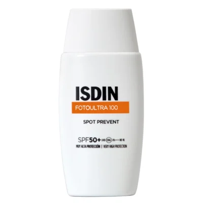 خرید و قیمت کرم ضد آفتاب ضد لک بی رنگ اسپات پریونت ایزدین Isdin Foto Ultra 100 Spot Prevent SPF50 حجم 50 میلی لیتر