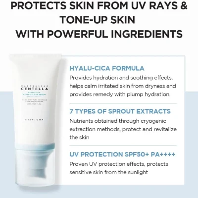 خرید و قیمت سرم ضد آفتاب و آبرسان هیالو سیکا سنتلا CENTELLA HYALU-CICA WATER-FIT SUN SERUM SPF50 حجم 50 میلی لیتر