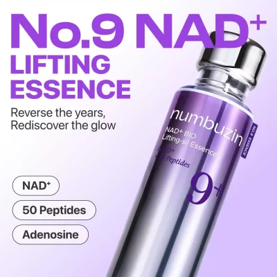 خرید و قیمت اسنس لیفتینگ و ضد چروک صورت شماره 9 نامبوزین numbuzin No.9 NAD Bio Lifting-sil Essence حجم 50 میلی لیتر