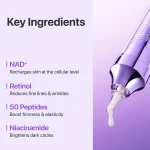 خرید و قیمت کرم دور چشم +NAD و رتینول ضدچروک و روشن کننده شماره ۹ نامبوزین numbuzin NAD+ Retinol Volumetox Eye Cream حجم 10 میلی لیتر