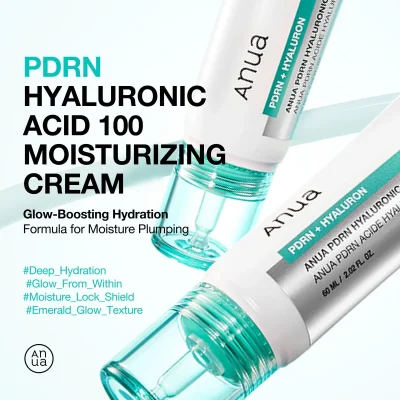 خرید و قیمت کرم مرطوب کننده PDRN و هیالورونیک اسید آنوا Anua PDRN Hyaluronic Acid ۱۰۰ Moisturizing Cream حجم 60 میلی لیتر