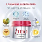خرید و قیمت ماسک مو ترمیم کننده و تغذیه کننده پرمیوم تاچ شیسیدو فینو FINO Shiseido Premium Touch Hair Mask وزن 230 گرم