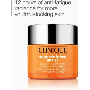 خرید و قیمت کرم روز ضد پیری و ضد خستگی مدل دفاع فوق العاده کلینیک CLINIQUE superdefense spf25 حجم 50 میلی لیتر