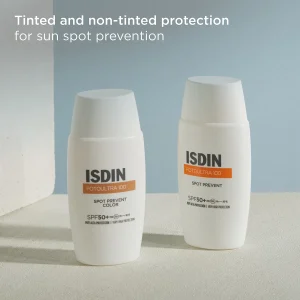 خرید و قیمت کرم ضد آفتاب ضد لک بی رنگ اسپات پریونت ایزدین Isdin Foto Ultra 100 Spot Prevent SPF50 حجم 50 میلی لیتر