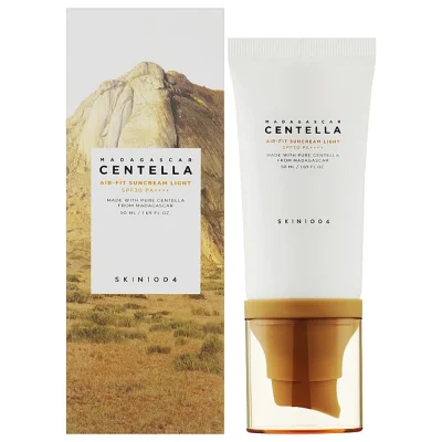 خرید و قیمت کرم ضد آفتاب سنتلا ماداگاسکار مدل ایر فیت اسکین CENTELLA AIR-FIT SUNCREAM PLUS SPF50 حجم 50 میلی لیتر