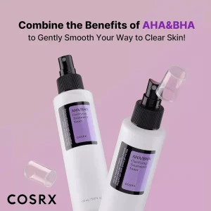 تونر لایه بردار درمانی آبرسان و شفاف کننده AHA-BHA کوزارکس COSRX AHA-BHA Clarifying Treatment Toner حجم 150 میلی لیتر