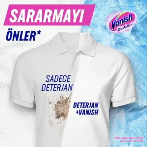 خرید و قیمت پودر لکه بر ونیش مخصوص لباس های سفید Vanish Oxi Action CRYSTAL WHITE وزن 480 گرم