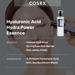 خرید و قیمت اسنس هیالورونیک اسید كوزارکس COSRX Hyaluronic Acid Hydra Power Essence حجم 100 میلی لیتر