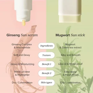 ضد آفتاب استیکی مات کننده بیوتی آف جوسان Beauty Of Joseon Matte Sun Stick Mugwort+Camelia وزن 18 گرم