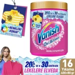 خرید و قیمت پودر لکه بر ونیش مخصوص لباس های رنگی Vanish Oxi Action COLOUR SAFE وزن 480 گرم